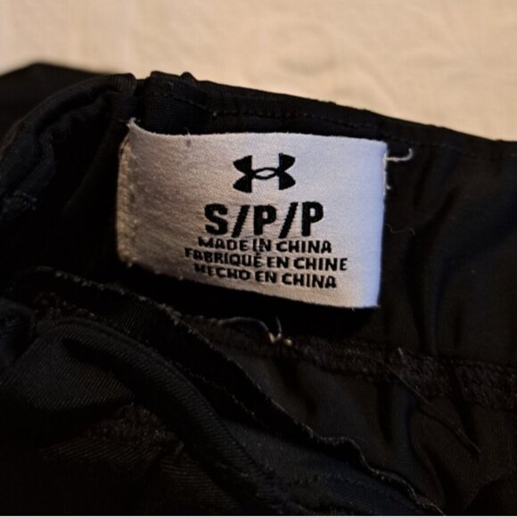 Under Armour men's size Small black football pants, VGUC - Picture 3 of 4